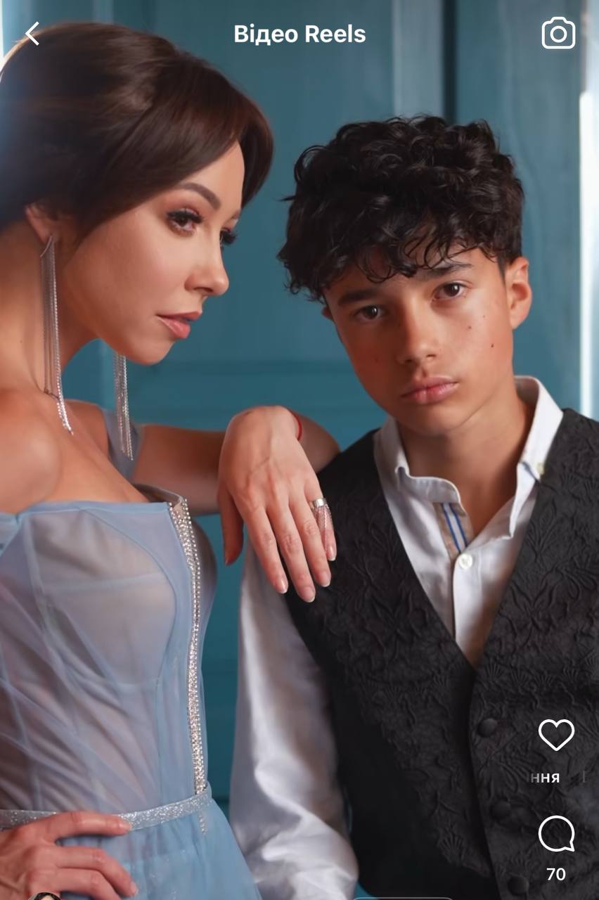 Катерина Кухар показала рідкісні кадри з 15-річним сином-красенем